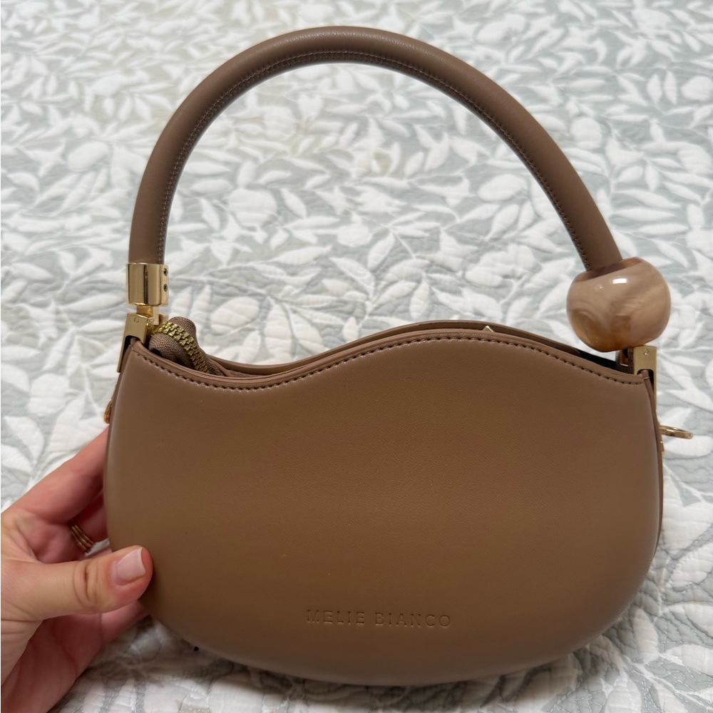 Melie Bianco Tan Shoulder Bag